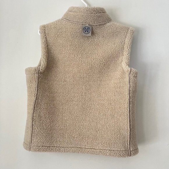 Rare Vintage 90s, R&R Faux Suede Sherpa Vest- Size M - Picture 8 of 15